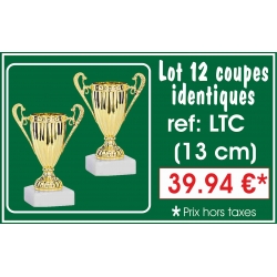 Réf. LTC - LOT DE 12 COUPES CO4 hauteur 14 cm 